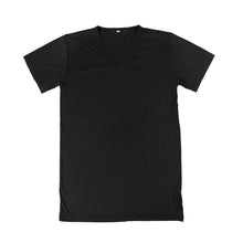 画像をギャラリービューアに読み込む, メンズ インナー 半袖 V首 Tシャツ 冷感 夏 ドライ 速乾 接触冷感 肌着 M～LL 下着 Vネック インナーシャツ 紳士肌着 男 アンダーウェア クールビズ (在庫限り)
