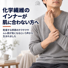 画像をギャラリービューアに読み込む, 綿100% 裏起毛 インナー メンズ 長袖 丸首 スムース編み なめらかスムース 綿肌着 紳士肌着 インナーシャツ S M L LL 3L 4L 5L クルーネック 肌側微起毛 吸湿発熱 綿の特性 天然素材 やさしい肌ざわり 薄すぎない ほどよい厚み 秋冬 普段使い
