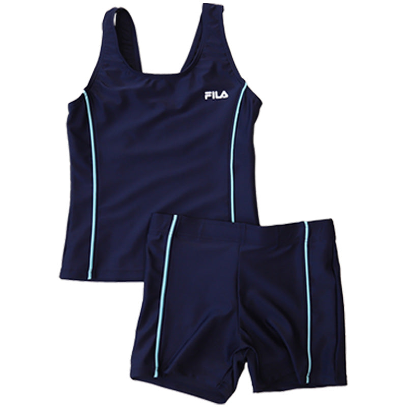 FILA 女子セパレートスクール水着 120cm～170cm (フィラ 女子スクール水着 水泳 プール 海水浴 学校用) (学用品) (在庫限り)