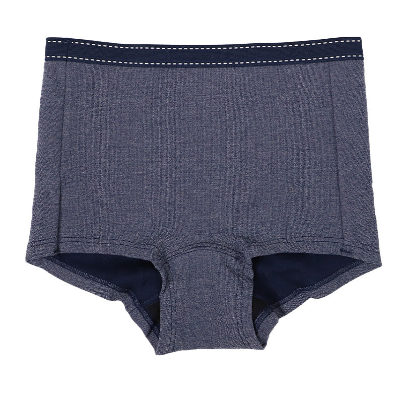 ジュニア 普段履き レギュラー ウイング ボクサーショーツ サニタリーショーツ 綿混 羽根付き 150～165cm 女の子 下着 パンツ 女子 サニタリー 羽根つき インナー 小学生 中学生 生理用パンツ 昼用