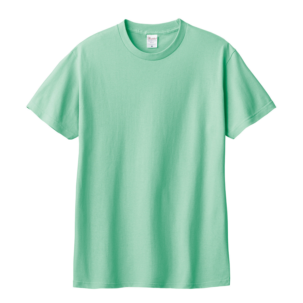 レオナール 半袖Tシャツ 薄緑色 Tシャツ 半袖 キッズ 男女兼用 5.6オンス 無地 綿100％ 丈夫 グリーン