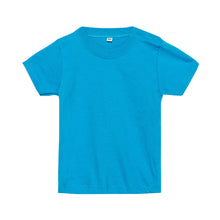 画像をギャラリービューアに読み込む, ベビー キッズ Tシャツ 無地 スナップボタン  80･90 (半袖 シャツ tシャツ キッズ 幼児 男女兼用 男の子 女の子 クルーネック 肩スナップ) (取寄せ)
