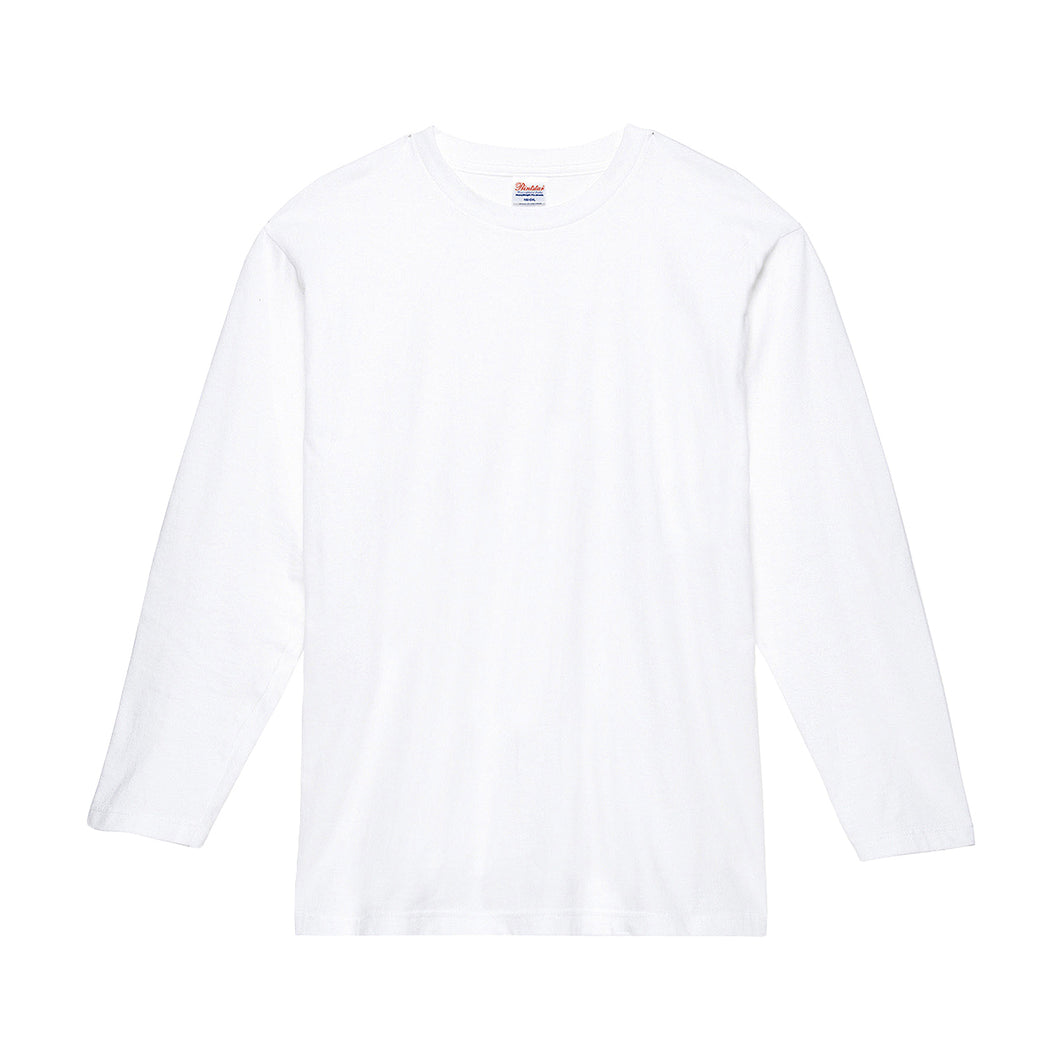 男女兼用 ユニセックス Tシャツ 長袖 綿100％ 無地 定番 クルーネック 丸首 プリントスター 5.6オンス 丈夫 カジュアル スポーツ 運動 アウトドア 白 黒 グレー 赤 青 緑 ネイビー ピンク 黄色 紫 S M L LL 3L 4L (取寄せ)