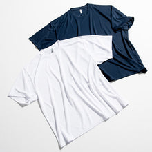 画像をギャラリービューアに読み込む, Tシャツ 男女兼用 3枚組 ユニセックス ドライ 半袖 M L LL クルーネック 薄手 吸汗速乾 紫外線カット 涼しい 快適 ストレッチ 伸縮性 白 黒 ネイビー トムス メンズ レディース スポーツ アウトドア (取寄せ)
