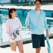 画像をギャラリービューアに読み込む, 男女兼用 ユニセックス ドライ ジップジャケット 長袖 メッシュ M L LL 3L 4L 5L アウトドア 制服 ユニフォーム スポーツ 運動 快適 羽織り メンズ レディース 通気性 吸汗速乾 UVカット 軽い (取寄せ)
