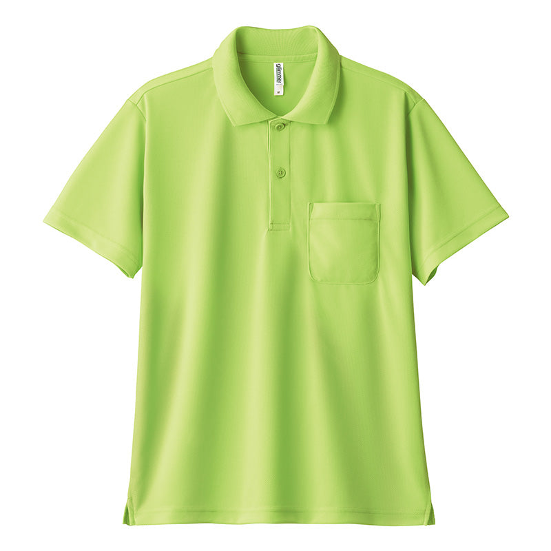 男女兼用 ユニセックス ポロシャツ メッシュ 通気性 吸汗速乾 ドライ M L LL スポーツ 運動 アウトドア 制服 ユニフォーム UVカット 軽い 快適 メンズ レディース (取寄せ)