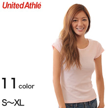 画像をギャラリービューアに読み込む, レディース 6.2オンス CVCフライスTシャツ S～XL (United Athle レディース アウター シャツ カラー) (在庫限り)
