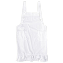 画像をギャラリービューアに読み込む, エプロン シンプル クロス X型 黒 白 無地 レディース フォーマル M-L フリル サロンエプロン レトロ カフェ 喫茶店 冠婚葬祭 料理
