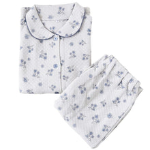 画像をギャラリービューアに読み込む, パジャマ レディース 冬 キルト 肌側綿 かわいい あったかい ルームウェア 長袖 婦人 部屋着 M L やわらかい 柄 上下 冬用 雪柄 花柄 シンプル 無地
