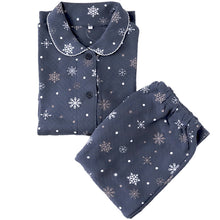 画像をギャラリービューアに読み込む, パジャマ レディース 冬 キルト 肌側綿 かわいい あったかい ルームウェア 長袖 婦人 部屋着 M L やわらかい 柄 上下 冬用 雪柄 花柄 シンプル 無地
