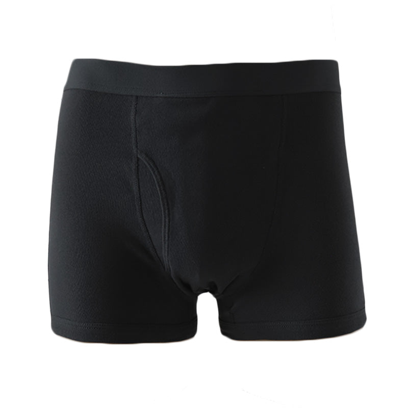 失禁ボクサーパンツ 尿漏れパンツ 男性用 20cc 綿100 M～LL 男性 尿漏れ パンツ 下着 インナー 前あき m l ll