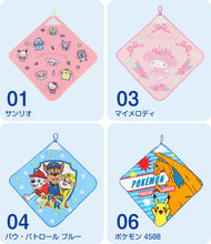 画像をギャラリービューアに読み込む, ループタオル タオル ハンドタオル タオルハンカチ 保育園 幼稚園 綿100% キッズ 約34×34cm ウォッシュタオル 子供用 ループ付タオル ディズニー サンリオ ポケモン 入園 名前
