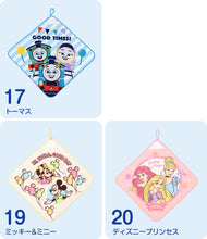 画像をギャラリービューアに読み込む, ループタオル タオル ハンドタオル タオルハンカチ 保育園 幼稚園 綿100% キッズ 約34×34cm ウォッシュタオル 子供用 ループ付タオル ディズニー サンリオ ポケモン 入園 名前
