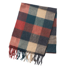 画像をギャラリービューアに読み込む, ウール混マフラー レディース マフラー チェック 30cm×164cm 大判 暖かい 柔らかい おしゃれ 防寒 秋冬 ギフト プレゼント 人気 無地 タータンチェック バッファローチェック ブロックチェック 通勤 通学 かわいい 軽量 首元 冬小物 ストール風 ユニセックス
