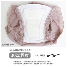 画像をギャラリービューアに読み込む, 失禁ショーツ ちょいモレ 吸水 スタンダード 30ml 30cc M L LL 介護 ショーツ 下着 軽失禁 尿漏れ 尿モレ 抗菌防臭 産後ケア シンプル 無地 cocorun
