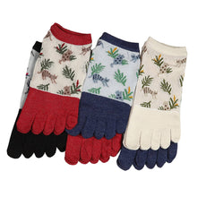 画像をギャラリービューアに読み込む, 【 お得 】 レディース 5本指ソックス スニーカーソックス ソックス 靴下 6足組 22-24cm (ショート 婦人 くつ下 くつした) (在庫限り)
