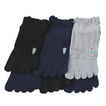 画像をギャラリービューアに読み込む, 【 お得 】 レディース 5本指ソックス スニーカーソックス ソックス 靴下 6足組 22-24cm (ショート 婦人 くつ下 くつした) (在庫限り)
