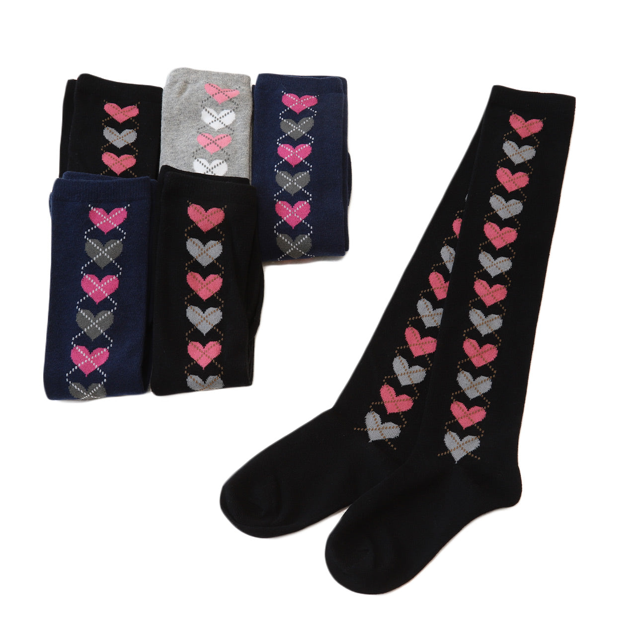 Pretty オーバーニ6足 クルー丈 ソックス 1足セット Pretty オーバーニ6足 クルー丈 ソックス 1足セット Pretty