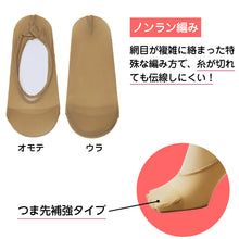 画像をギャラリービューアに読み込む, レディース 婦人 フットカバー 3足組 伝線しにくい 22-25cm (婦人 女性 ソックス くつ下 くつした ノンラン編み 伝線防止) (在庫限り)
