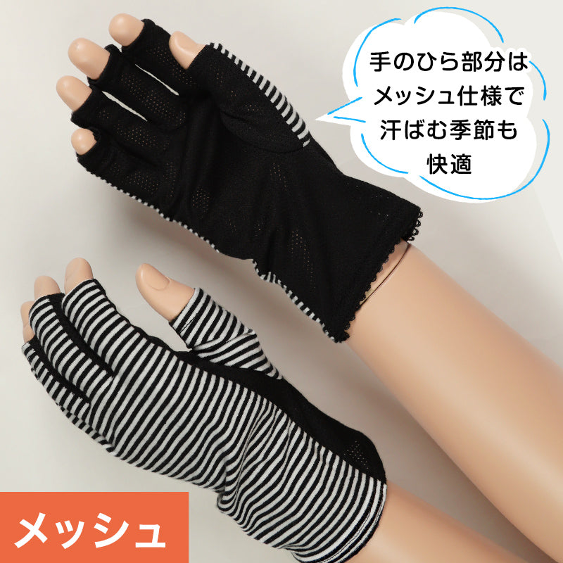 Amazon.co.jp: [LIUNA] パンク系手袋 指なし アームカバー