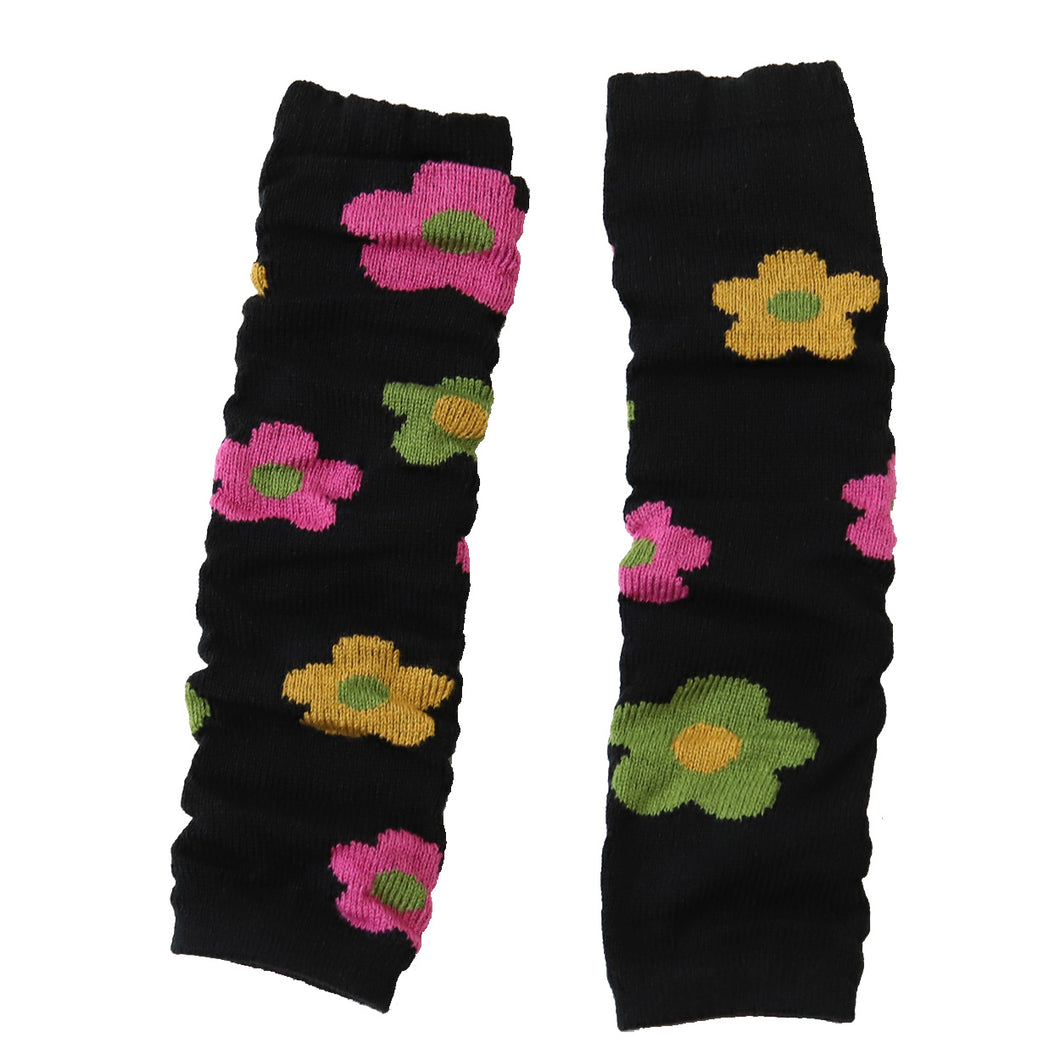 レッグウォーマー キッズ 柄 カラフル 防寒 フリーサイズ (子ども ガールズ 女子 ボーイズ 男子 可愛い かわいい あたたかい 暖かい アウトドア) (在庫限り)