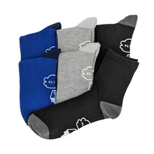 画像をギャラリービューアに読み込む, 【 お得 】メンズ クルー丈ソックス 6足組 25-27cm (ソックス シンプル 黒 男性 紳士 学生 靴下 くつした) (在庫限り)
