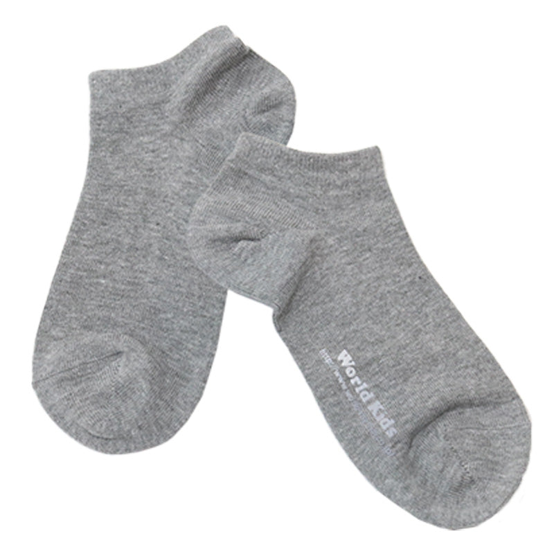 スニーカーソックス 日本製 子供 靴下 くるぶし 6足組 16-18cm～22-24cm (ジュニア 子ども レディース スニーカー丈 くつ下 綿混 シンプル) (在庫限り)