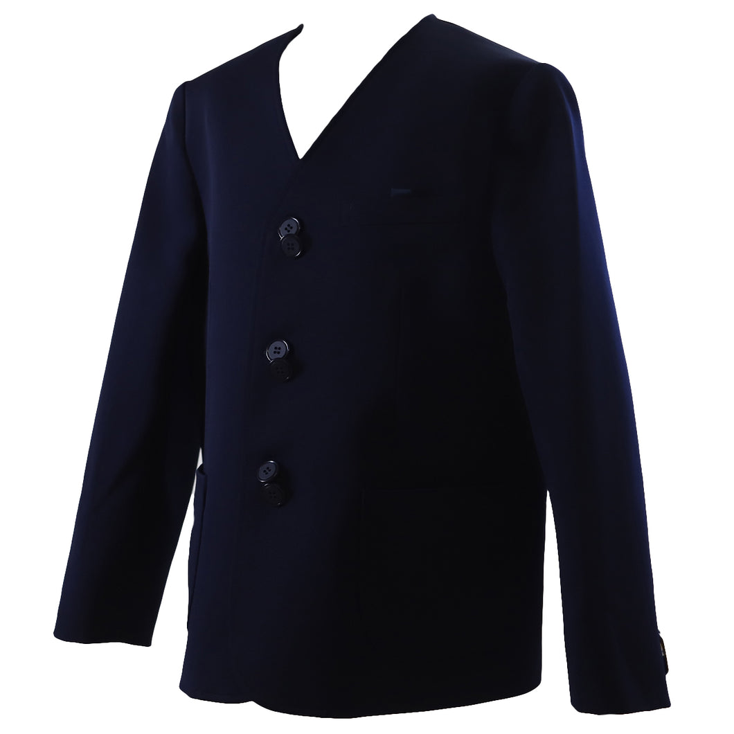 学生服 男女兼用 イートン学生服上衣 シングル型(A体) 115cmA～170cmA イートン学生服 タフウォッシュ 学生服 上衣 男女兼用 シングル型 (送料無料) (取寄せ)