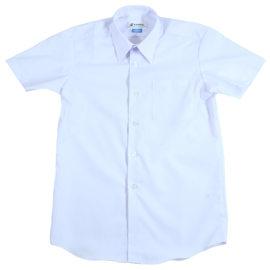 学生服 形態安定 男子 半袖カッターシャツ 165cmA～180cmB 半袖シャツ 形態安定シャツ スクールシャツ 男子 男の子 学生 (取寄せ)