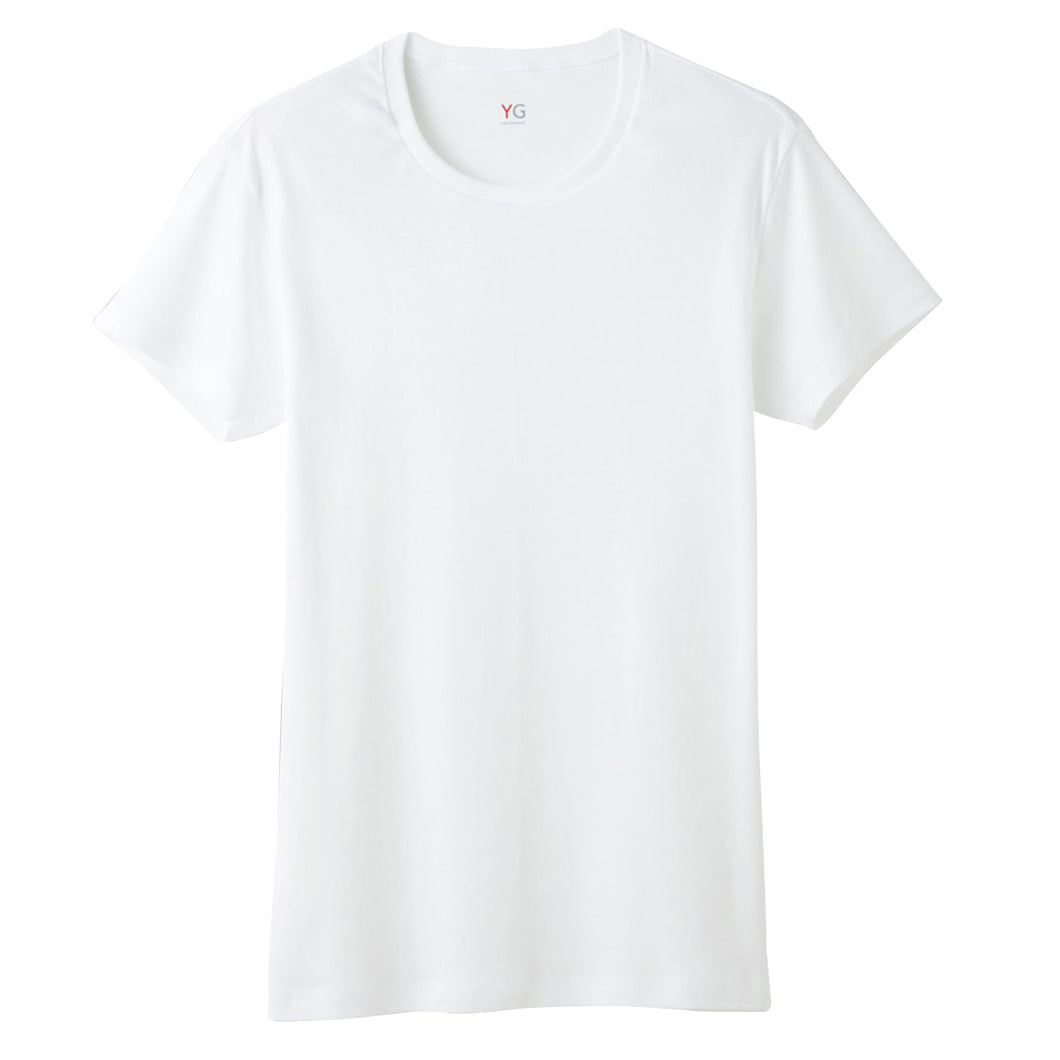 グンゼ YG tシャツ インナー メンズ 半袖 綿100% M～3L 男性 紳士 下着 肌着 抗菌 防臭 M L LL 3L 白 黒 グレー クルーネック 丸首 大きいサイズ