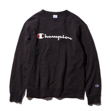 画像をギャラリービューアに読み込む, Champion 裏毛クルーネックロゴプリントスウェットシャツ M～XXL (チャンピオン 丸首 裏毛 パイル トレーナー 秋 冬 メンズ 男性) (在庫限り)
