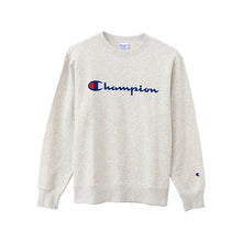 画像をギャラリービューアに読み込む, Champion 裏毛クルーネックロゴプリントスウェットシャツ M～XXL (チャンピオン 丸首 裏毛 パイル トレーナー 秋 冬 メンズ 男性) (在庫限り)

